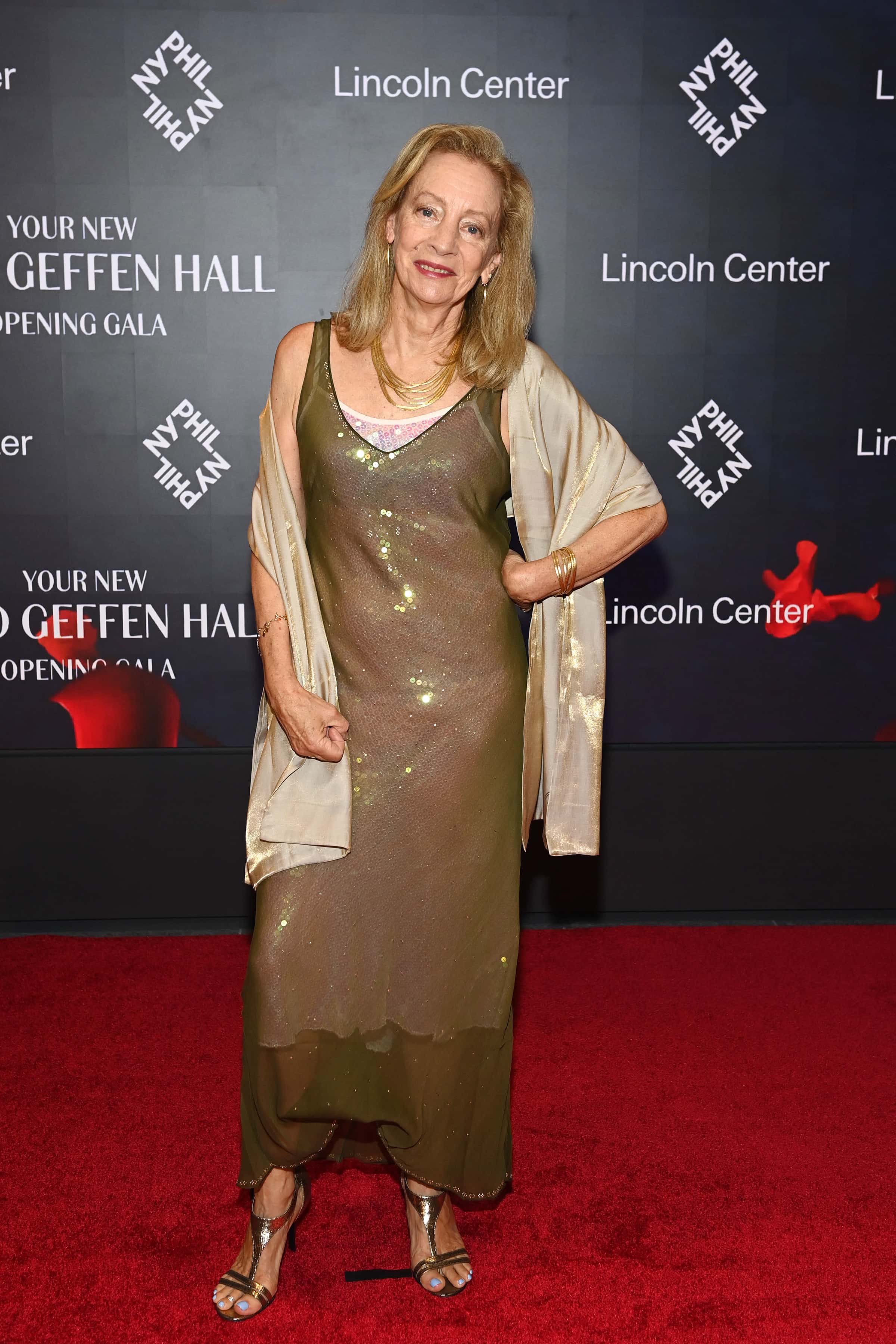  Jamie Bernstein attends as Lincoln Center and New York Philharmonic celebrate the opening of new David Geffen Hall with Gala Concert & Dinner on October 26, 2022, in New York City. (Dave Kotinsky/Getty Images)