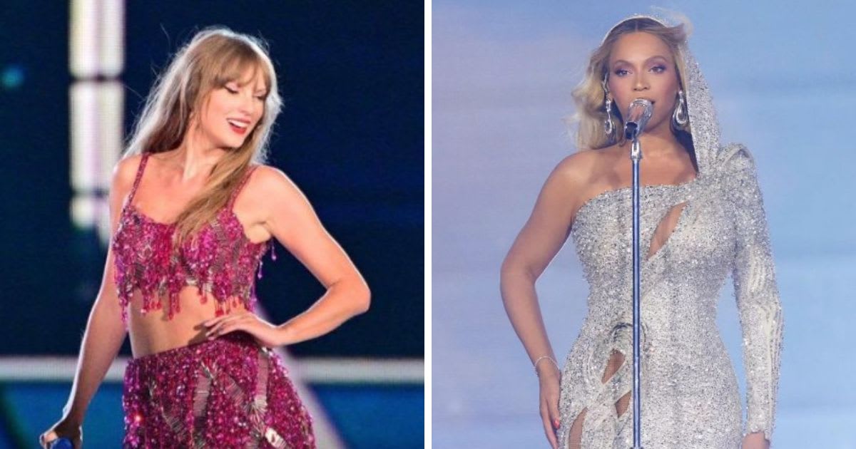 A comparison of Taylor Swift's Eras Tour and Beyonce's Renaissance Tour (Instagram/@taylorerastour and @renaissancetour2023)