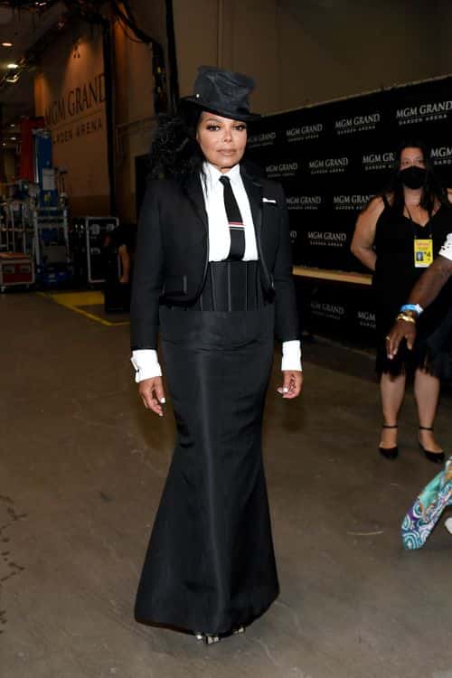 Janet Jackson attends the 2022 Billboard Music Awards at MGM Grand Garden Arena on May 15, 2022 in Las Vegas, Nevada.