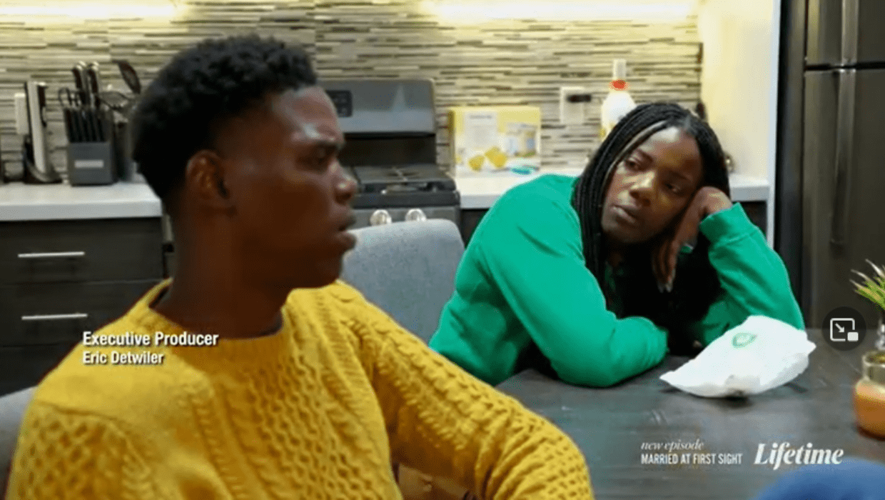 Justin and Alexis in 'MAFS' Season 15 episode 12 (Lifetime)