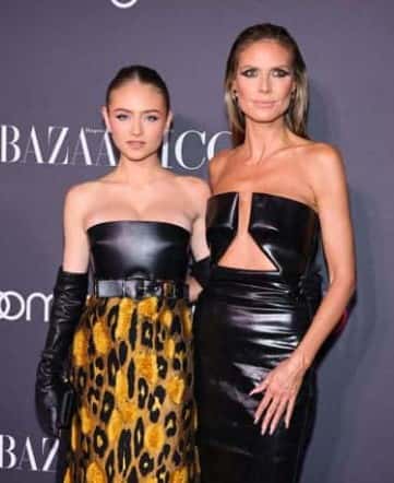 Heidi Klum and Leni Klum (Getty Images)