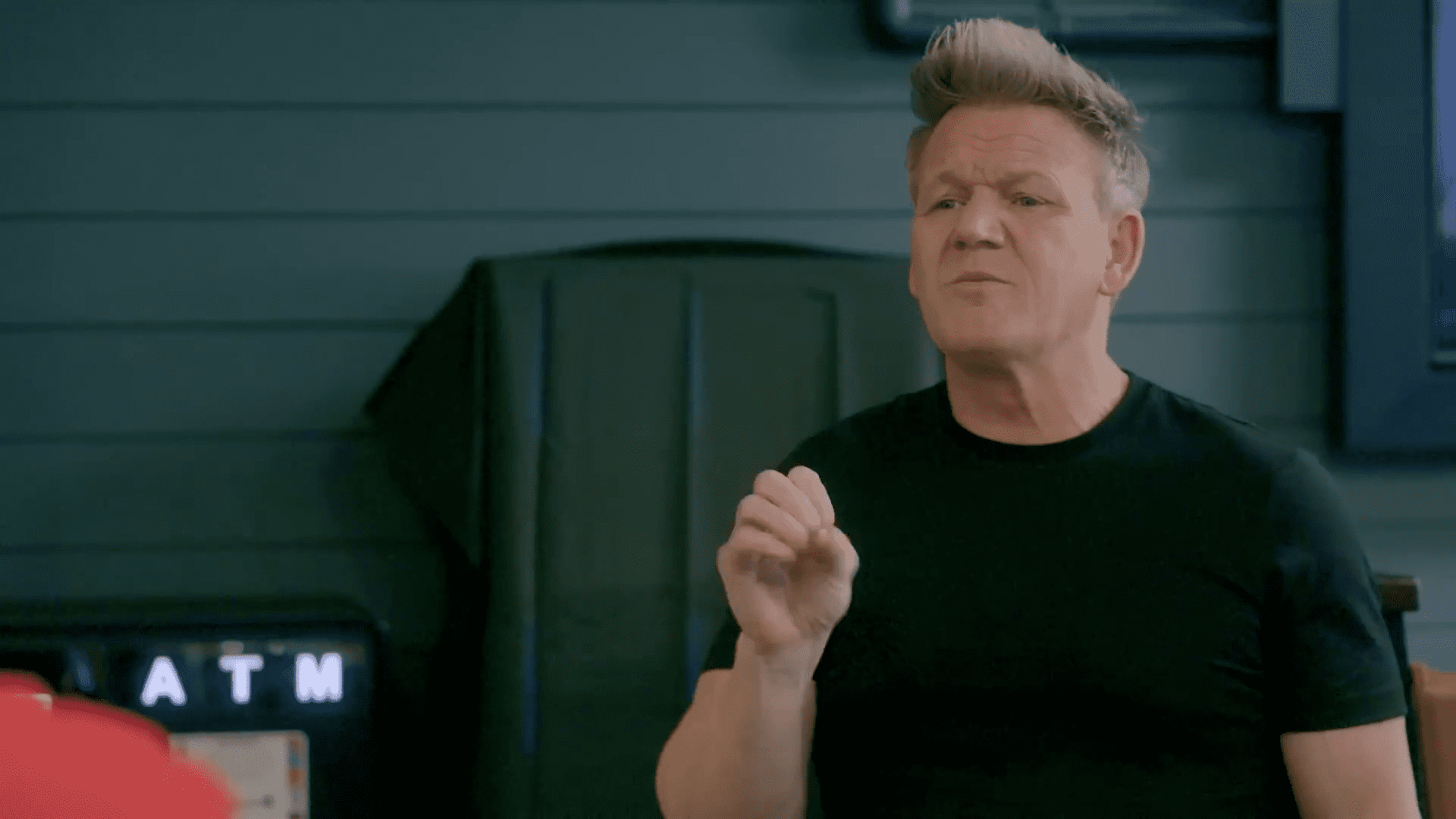 Gordon Ramsay's competitors often pale in front of his fiery temper. (YouTube/Food Club) 