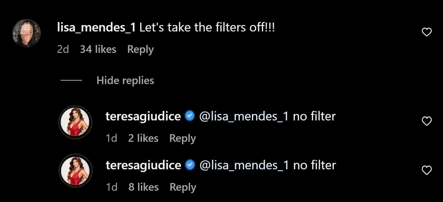 Teresa Giudice defends daughter Milania (Instagram/teresagiudice)