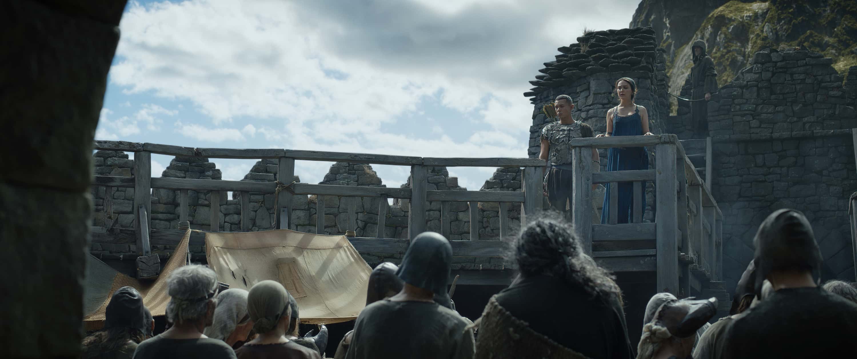 Nazanin Boniadi as Bronwyn in 'The Rings of Power' (Amazon Studios)