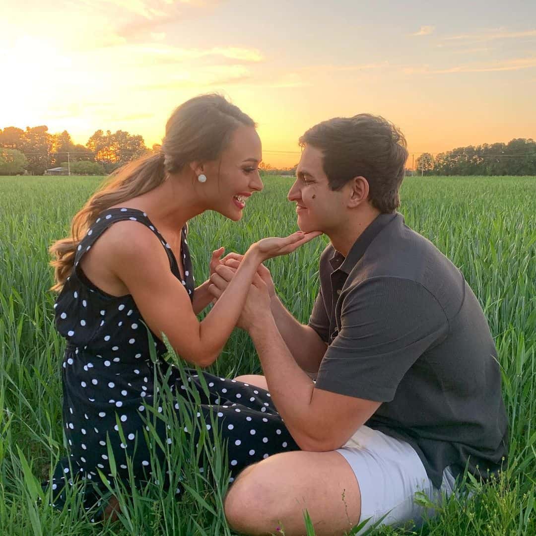 'The Ultimatum: Marry or Move On' Season 2 participant couple Morris and McCracken, during happier times. (Instagram/@jamesmorris_g98) 