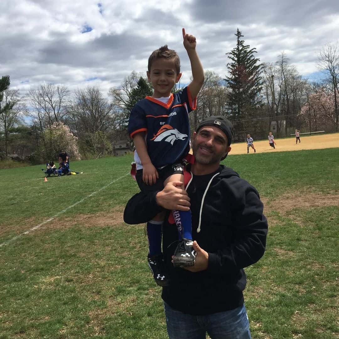 Joe Gorga and his younger son Joey Gorga. (Instagram/@joegorga) 