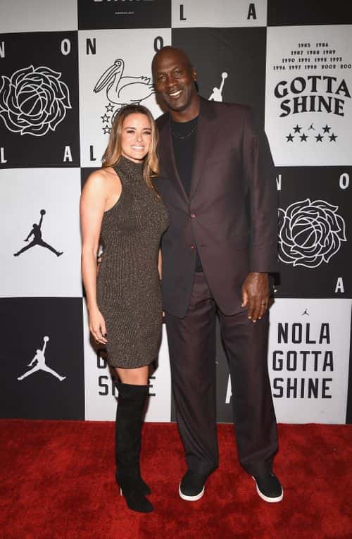 Michael Jordan and Yvette Prieto attend Jordan Brand: 2017 All-Star Party at Seven Three Distilling Co. on February 17, 2017 in New Orleans, Louisiana.