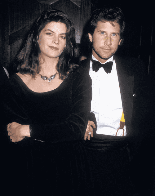 Actress Kirstie Alley and actor Parker Stevenson attend the Eighth Annual CableACE Awards on January 20, 1987 (Ron Galella/Getty Images)