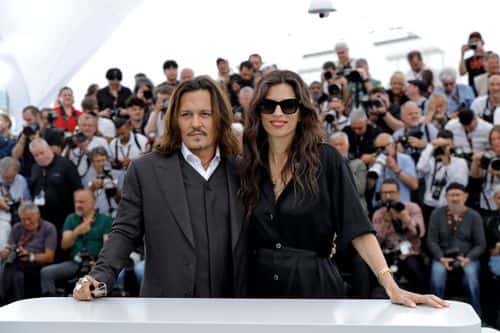 Johnny Depp and Maïwenn attend the 