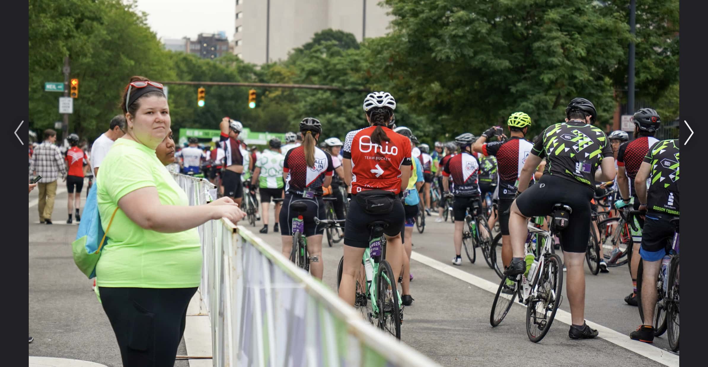 An estimated 6,500 to 7,000 riders took part in the weekend’s riding challenges. (Ride Pelotonia)