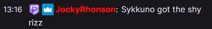 A user JockyRhonson talked about Sykkuno being shy but also being popular among girls (Pokimane/Twitch)