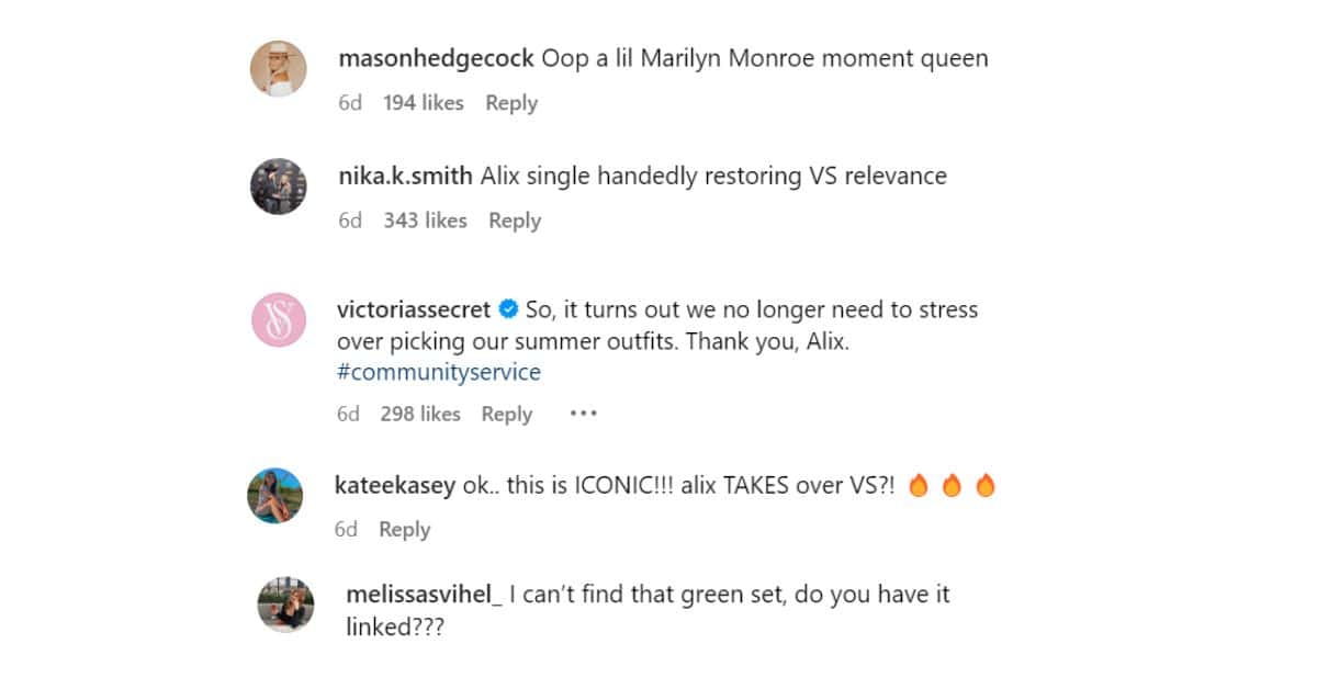 (@alixearle/Instagram)