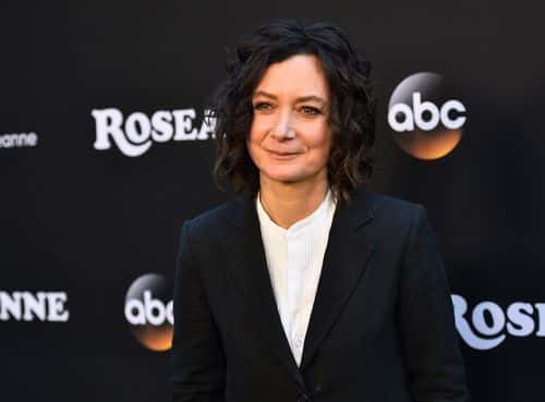 Sara Gilbert attends the premiere of ABC's 