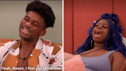 Marvin Achi and Raven Sutton in 'The Circle' Season 5 (Netflix)