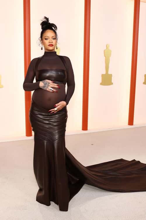 Rihanna attends the 95th Annual Academy Awards on March 12, 2023 in Hollywood, California.