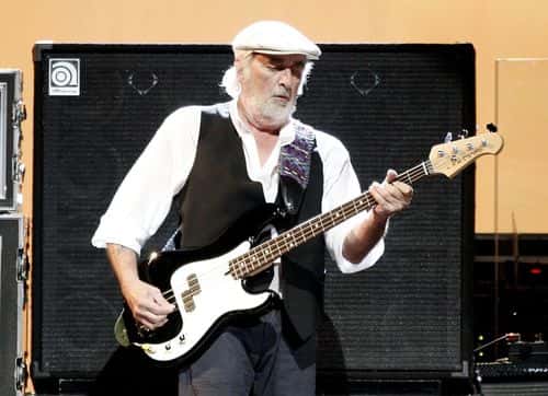 Musician John McVie of Fleetwood Mac performs at the Honda Center on May 23, 2009 in Anaheim, California.