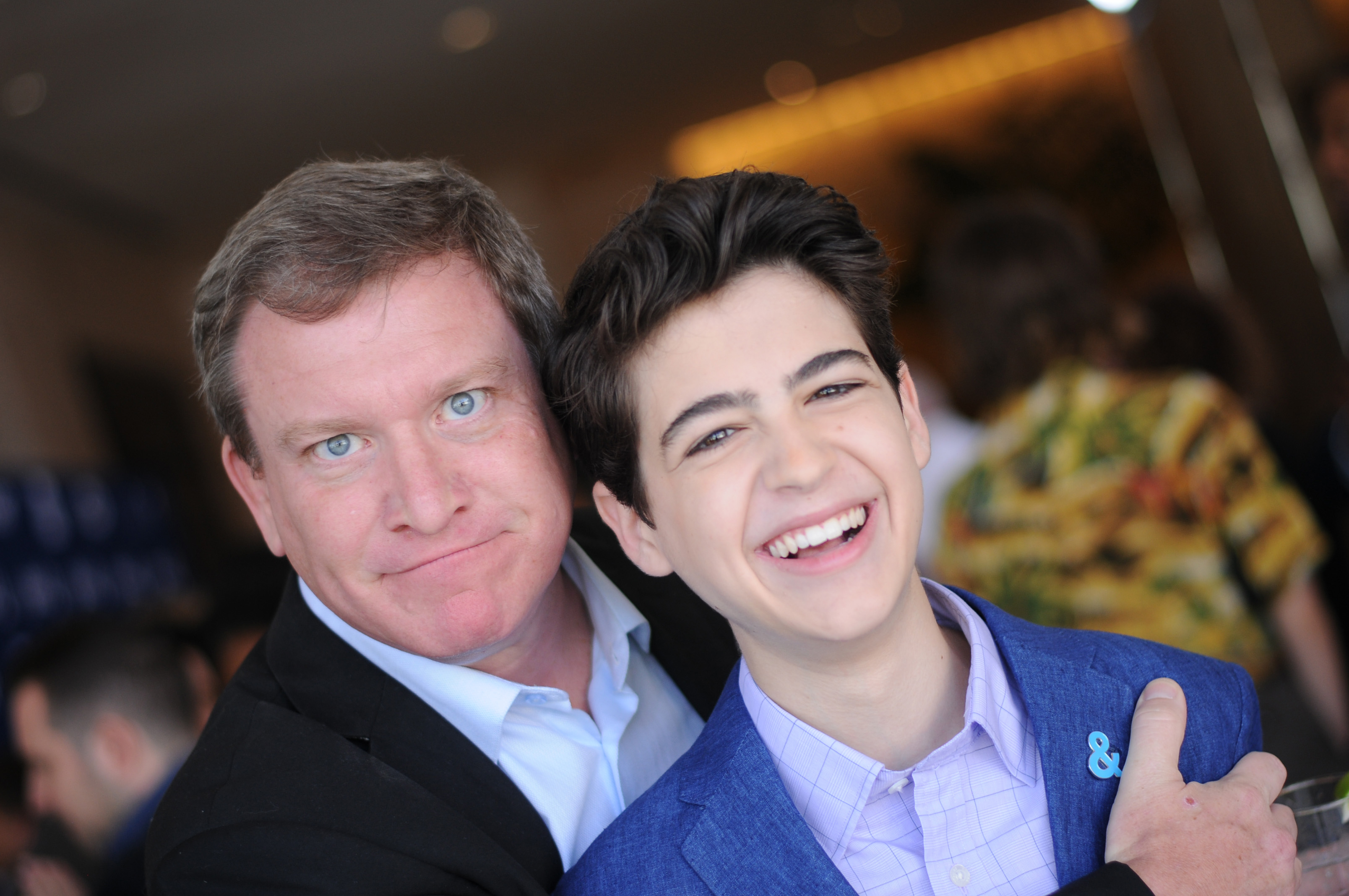 Stoney Westmoreland and Joshua Rush attend Rising Stars at the GLAAD Media Awards Los Angeles at The Beverly Hilton Hotel on April 11, 2018 in Beverly Hills, California.