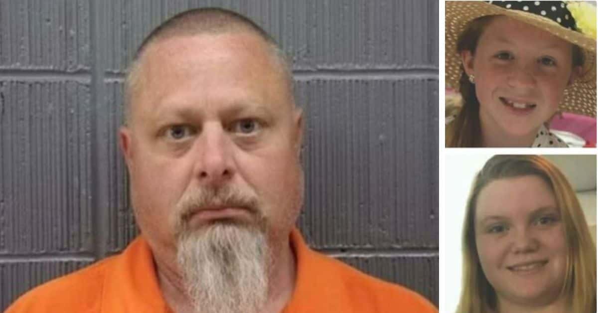 Richard Allen (L) is accused of killing (Indiana State Police)