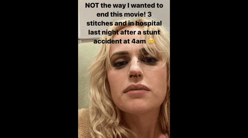 Rebel Wilson posted an update on her injury following her accident on movie set (Instagram@rebelwilson)