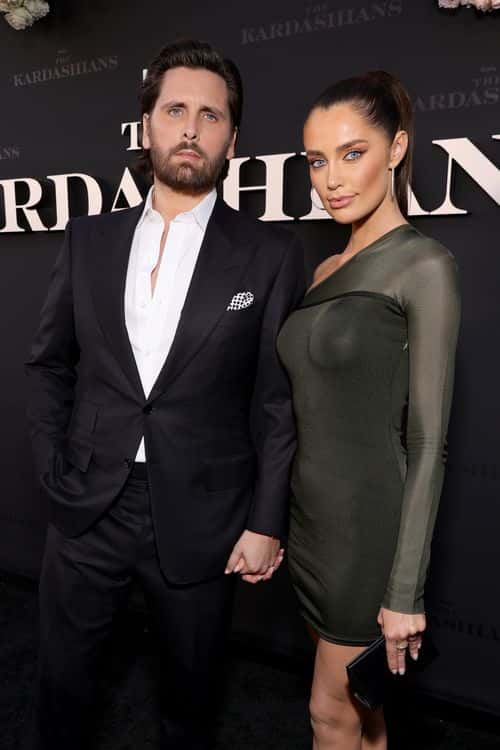 (L-R) Scott Disick and Rebecca Donaldson attend the Los Angeles premiere of Hulu's new show 