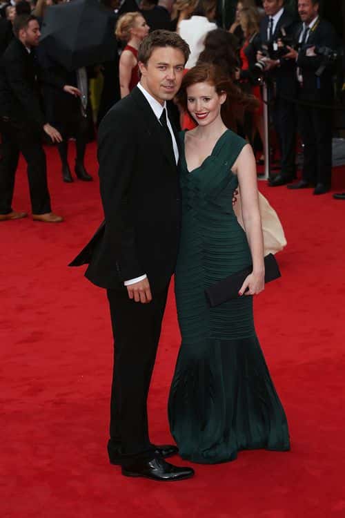 Andrew Buchan and Amy Nuttall attend the Arqiva British Academy Television Awards 2013 at the Royal Festival Hall on May 12, 2013 in London, England.