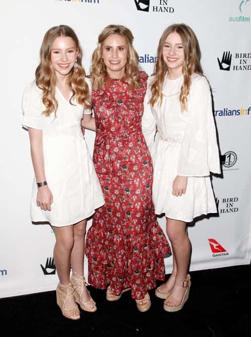 Kate Ledger (C) and Rorie and Scarlett Buckley attend the 9th annual Australians in film Heath Ledger scholarship dinner at Chateau Marmont on September 20, 2018 in Los Angeles, California.