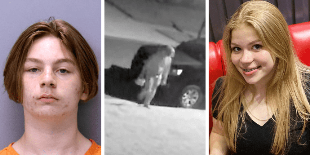 Aiden Fucci, the video showing him returning from the woods, and Tristyn Bailey. (St John's County Sheriff's Office)