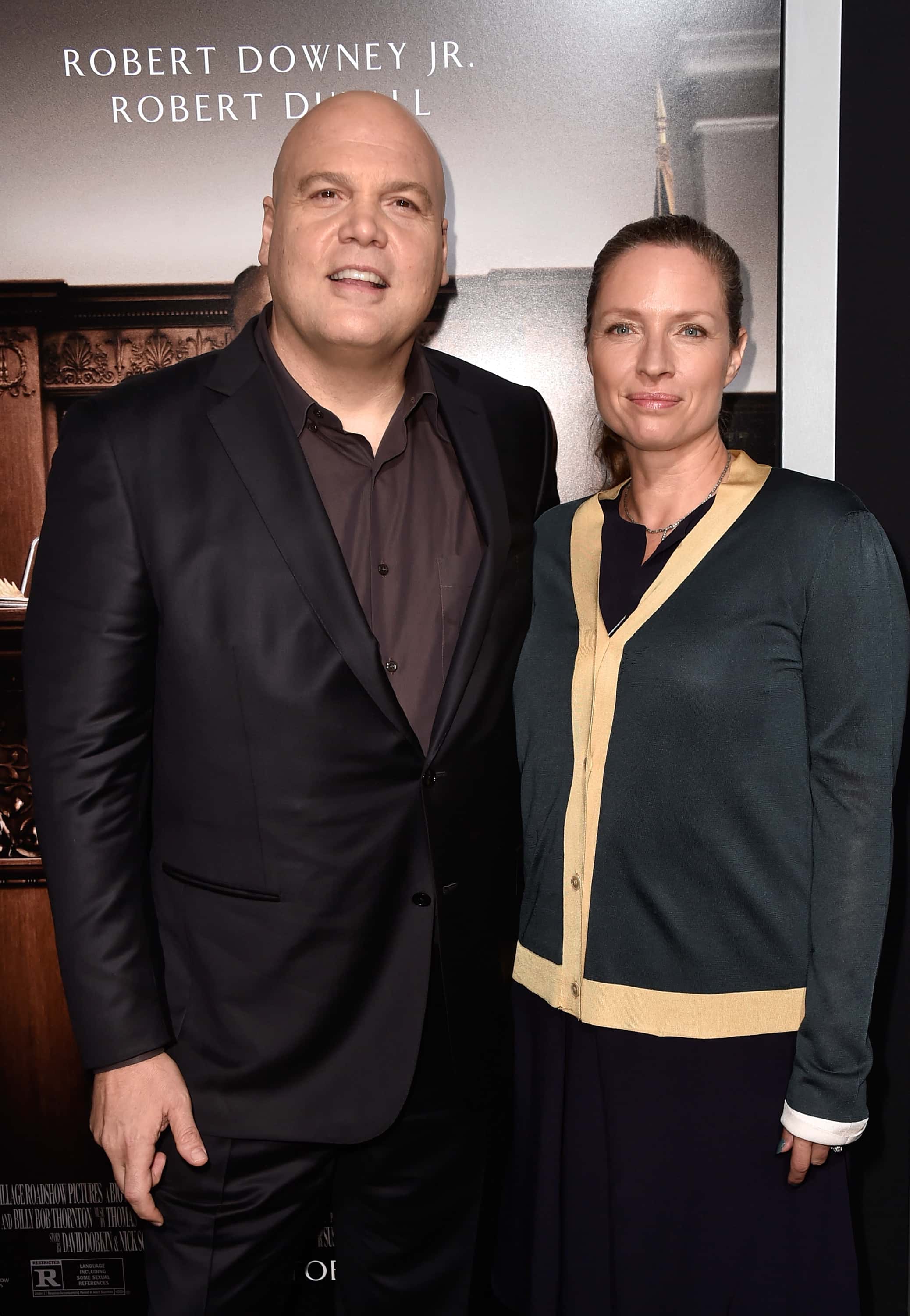 Actor Vincent D'Onofrio and wife Carin Van Der Donk arrive for the Warner Bros. Pictures and Village Roadshow Pictures' Premiere of 