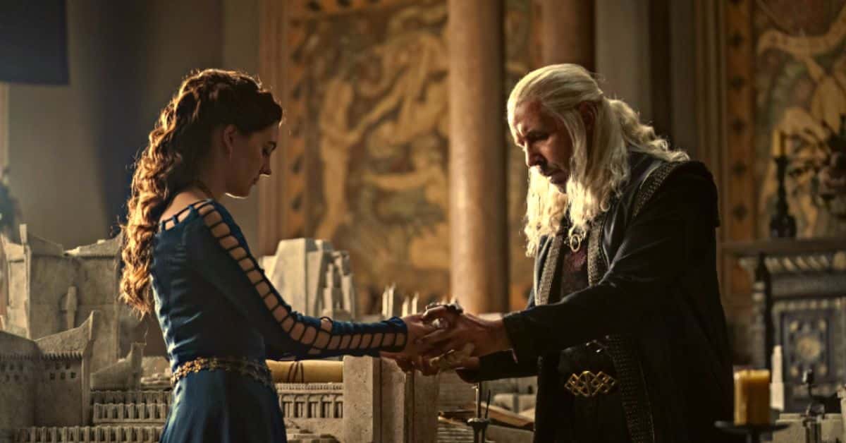 Paddy Considine and Emily Carey in House of the Dragon (IMDb)