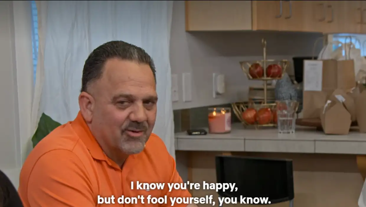 Bliss' father questions her relationship to Zack in 'Love Is Blind' Season 4 (Netflix)