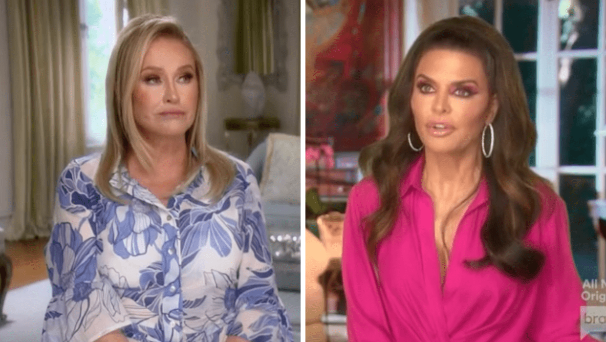 'Real Housewives of Beverly Hills' Kathy Hilton and Lisa Rinna on 'RHOBH' (Bravo)