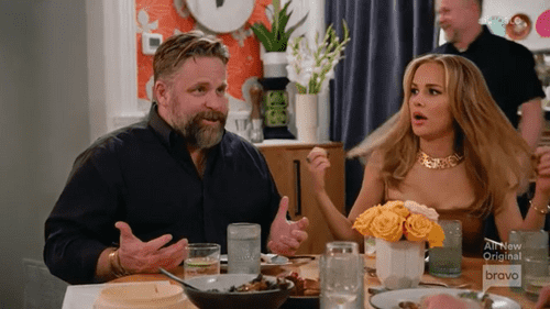 Chris Harrington and Angie Harrington in 'RHOSLC' Season 3 (BravoTV)