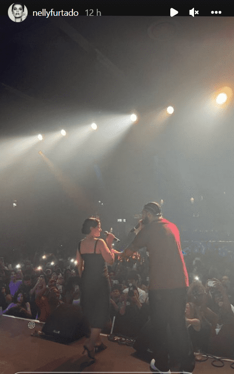 Nelly Furtado belted out her bangers with Drake (Photo by Instagram@nellyfurtado)