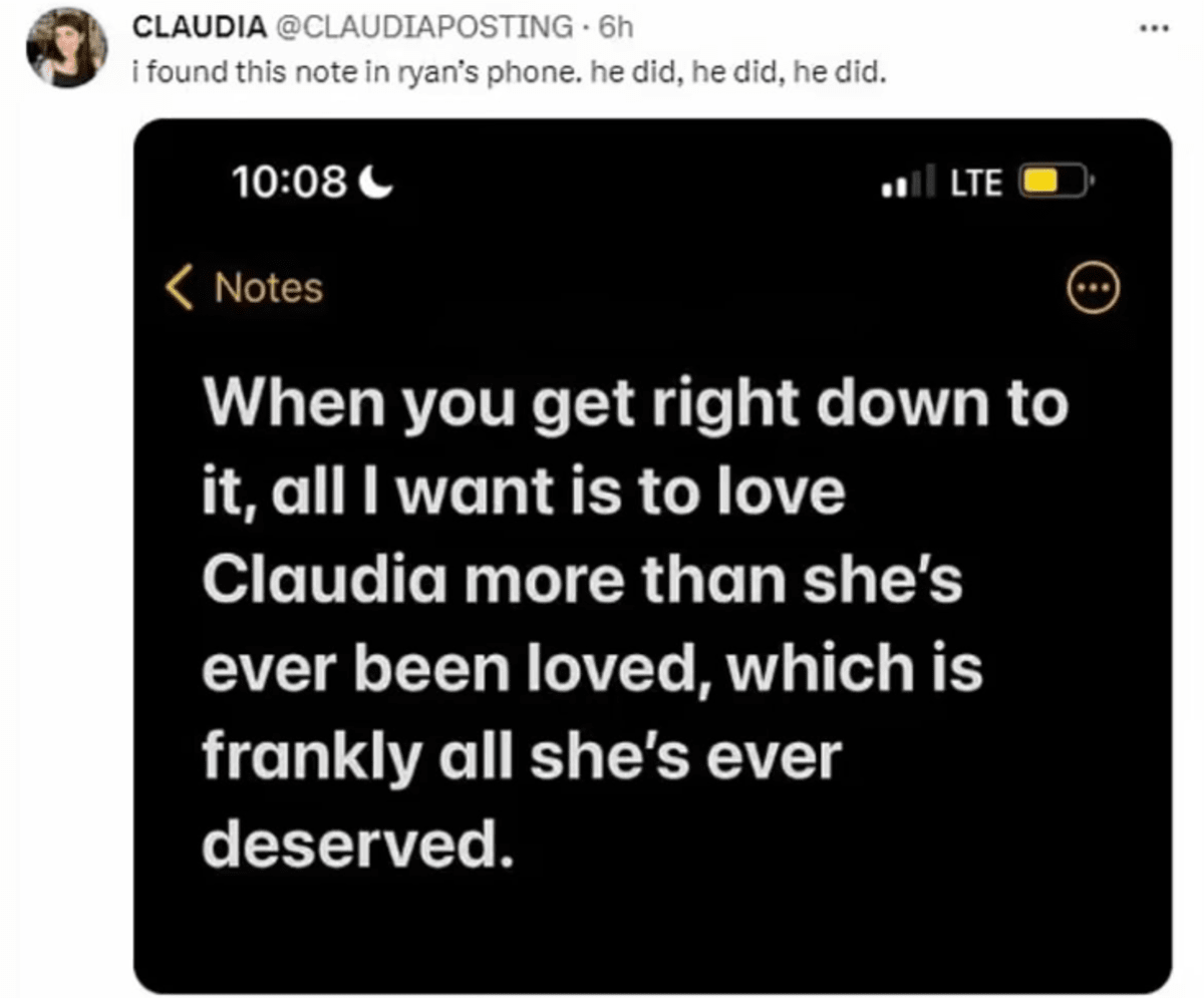 Claudia Morales shared a heartwrenching post about Ryan Carson before deactivating her social media 