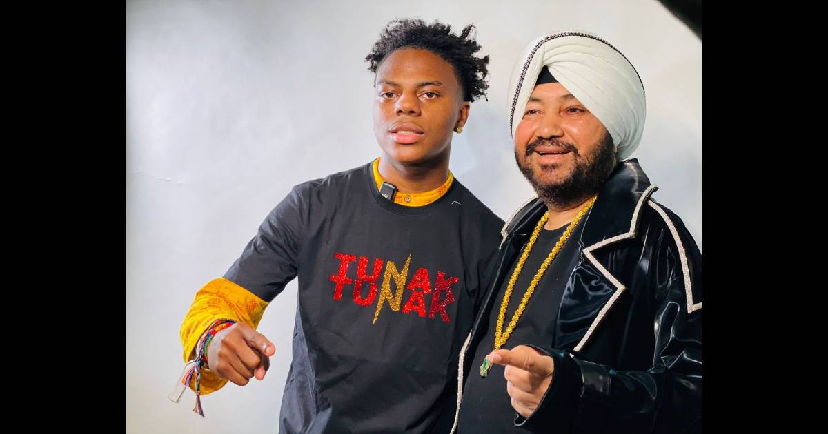 IShowSpeed met Indian singer Daler Mehndi (@dalermehndi/ Twitter)