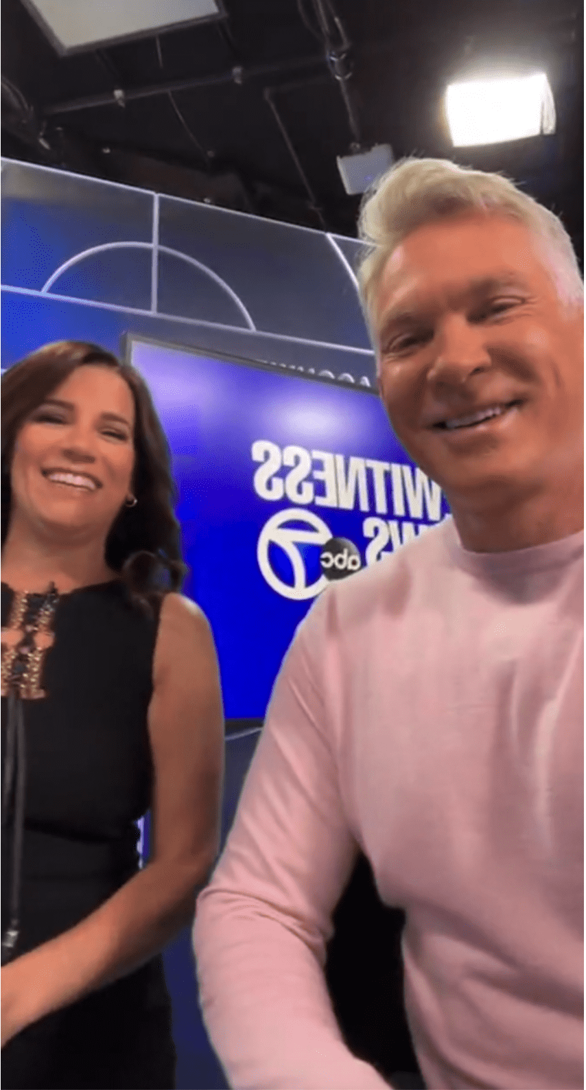 Sam and Heather revealed that they will be away from the ABC studios for a while (@samchampion/Instagram)