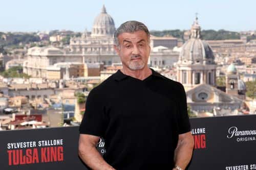 Sylvester Stallone attends the Photocall for the Paramount+ TV series 