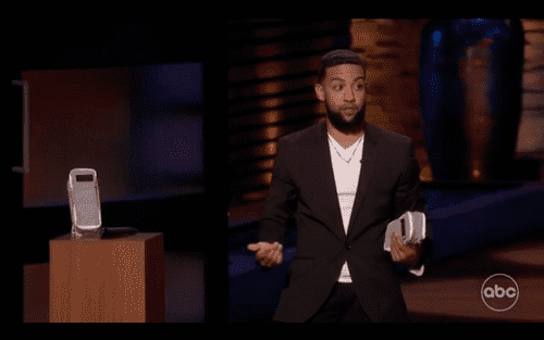 Stealth Bros & Co. founder Braxton Fleming pitching for his brand's dopp kits on 'Shark Tank' (ABC)