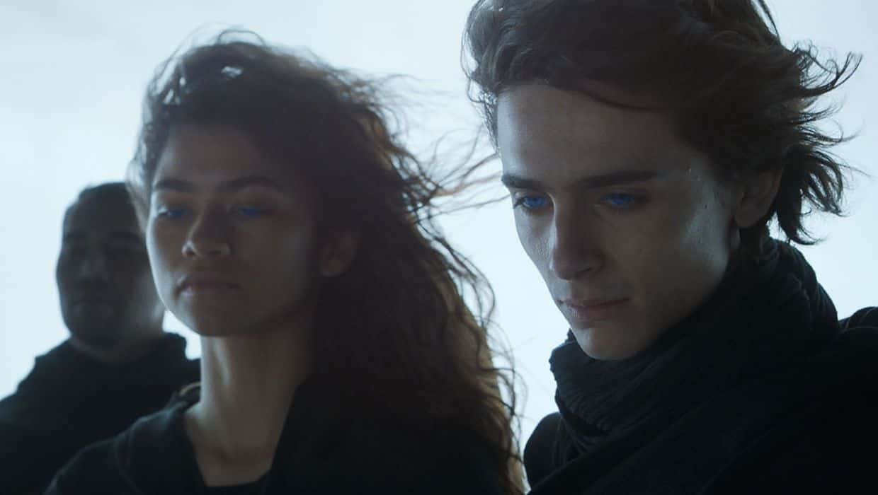 Timothee Chalamet and Zendaya in 'Dune' (IMDb)