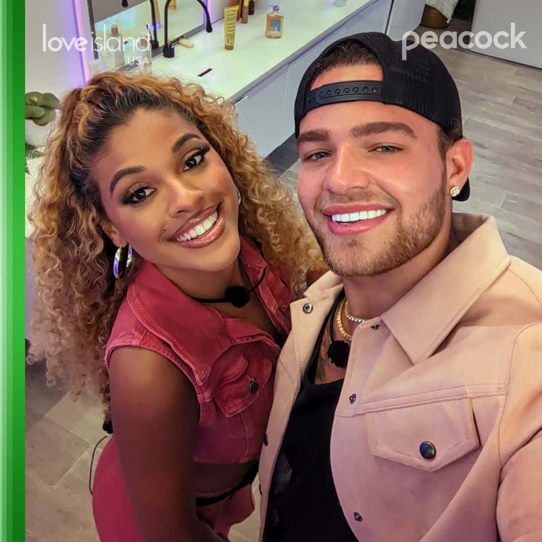 Casa Amor twist fails to break Marco Donatelli and Hannah Wright's connection (Instagram/@loveislandusa)