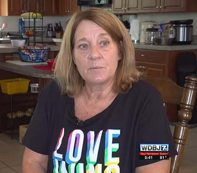 Michele Blair is now suing the Virginia school district for withholding information from her and her husband about their child, which they claim led her to run away and eventually be sex-trafficked (WDBJ/Screengrab)