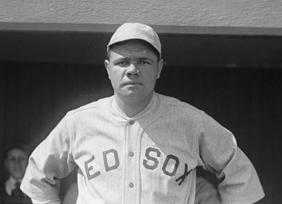 Babe Ruth originally played for the Red Sox (Library of Congress/Wikimedia)
