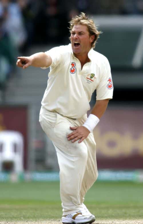 Australian bowler Shane Warne appeals for a wicket in Day Three of the Fourth Ashes Test at the Melbourne Cricket Ground, Australia, December 28, 2006. Australia leads the best of 5 series 3-0. (Photo by Jamie McDonald/Getty Images)