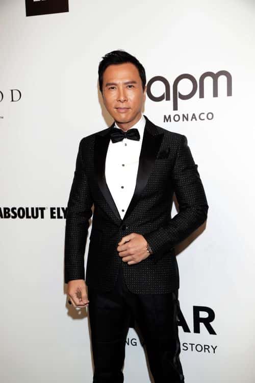 Donnie Yen attends the amfAR Gala Hong Kong 2019 at the Rosewood Hong Kong on March 25, 2019 in Hong Kong, Hong Kong.