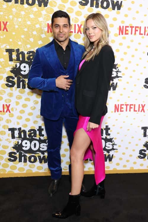 Wilmer Valderrama (L) and Amanda Pacheco attend the Los Angeles special screening reception for Netflix's new series