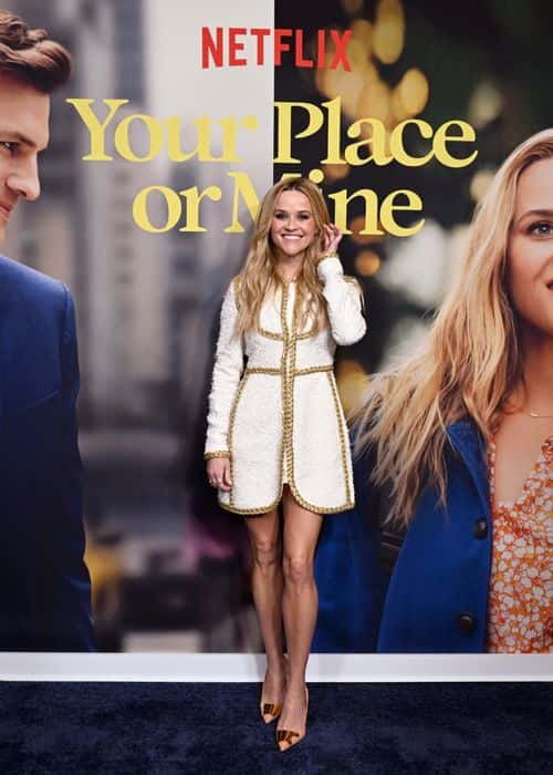 Reese Witherspoon attends the Your Place Or Mine New York Screening at The Paris Theatre on February 06, 2023 in New York City. (Photo by Noam Galai/Getty Images for Netflix)