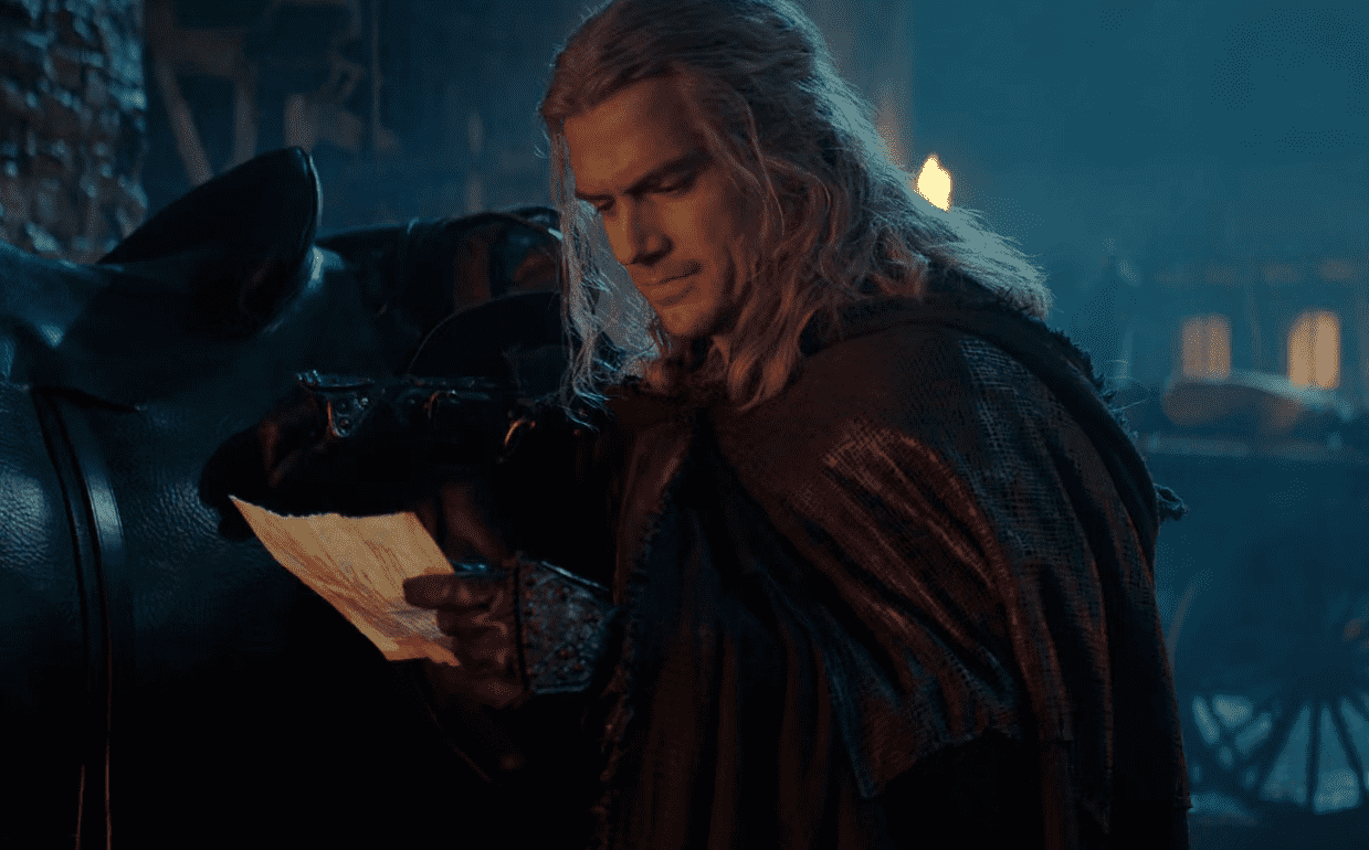 Geralt reads Yennefer's letter one last time in 'The Witcher' Season 3 Episode 1 (Netflix)