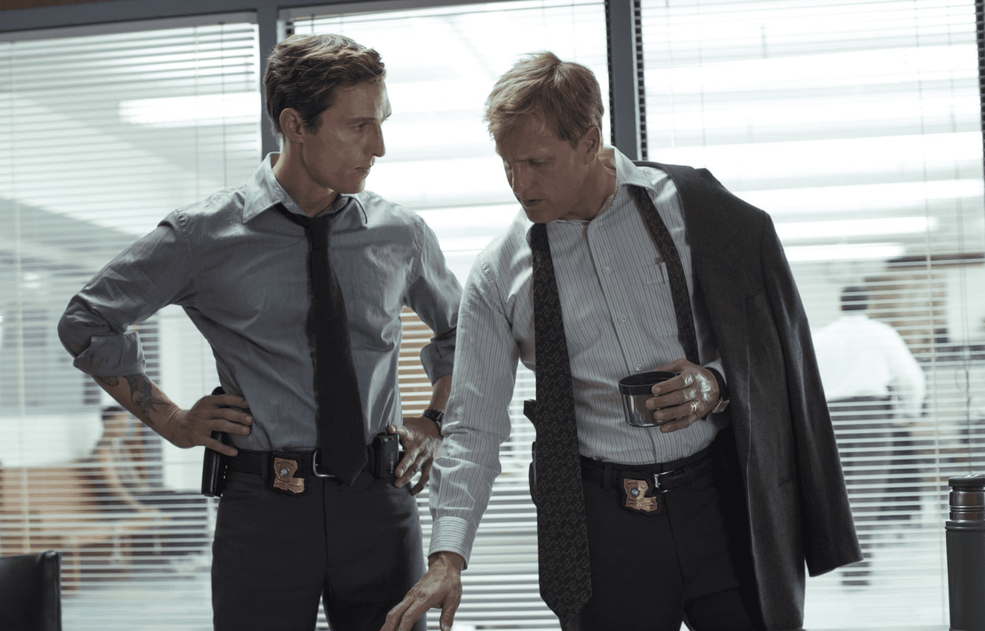 Matthew McConaughey and Woody Harrelson in 'True Detective' Season 1 (HBO)