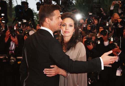 Brad Pitt and Angelina Joile arrive for the  'Changeling' Premiere at the Palais des Festivals during the 61st International Cannes Film Festival on May 20, 2008 in Cannes, France.
