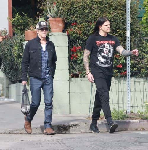 Kevin and Travis were seen in Los Angeles' Los Feliz neighborhood (Backgrid)